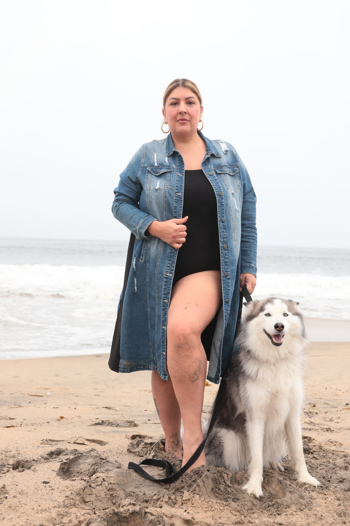Sante Grace Denim Shacket/Duster