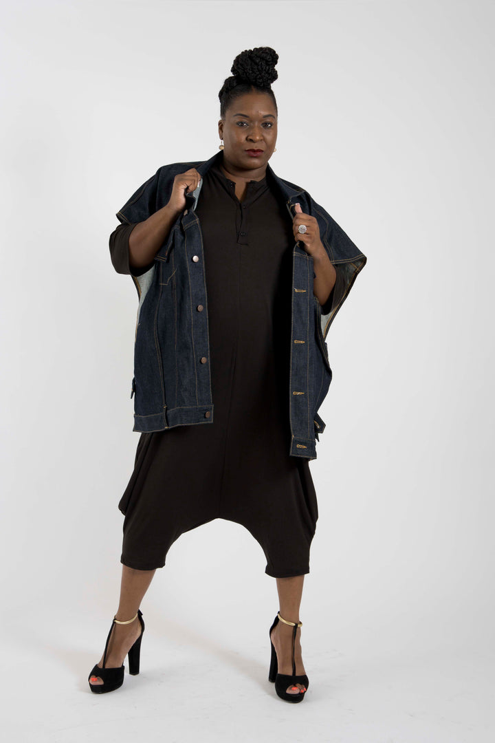 Fay Collection Plus Size Luxury Denim Jacket - small batch