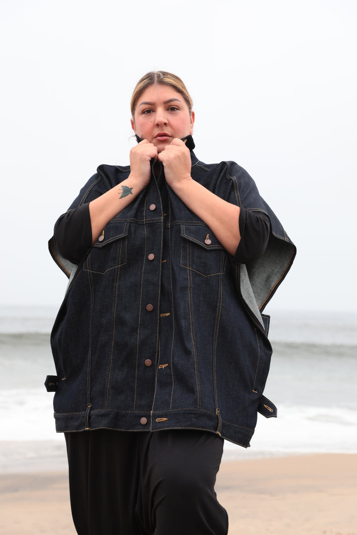 Fay Collection Plus Size Luxury Denim Jacket - small batch