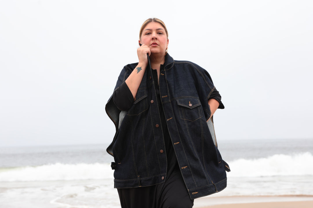 Fay Collection Plus Size Luxury Denim Jacket - small batch