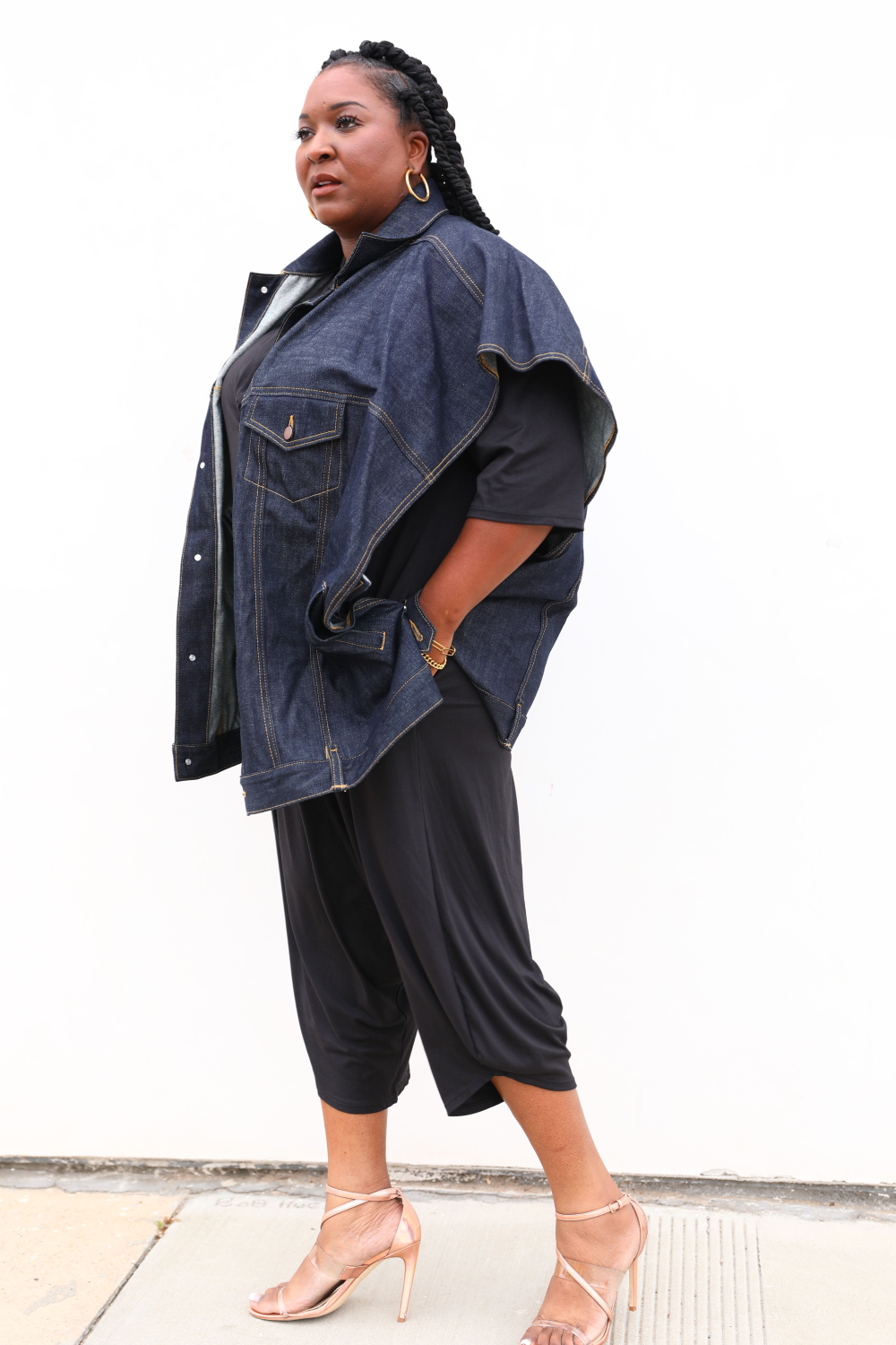 Fay Collection Plus Size Luxury Denim Jacket - small batch