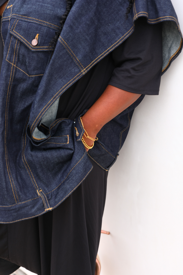 Fay Collection Plus Size Luxury Denim Jacket - small batch