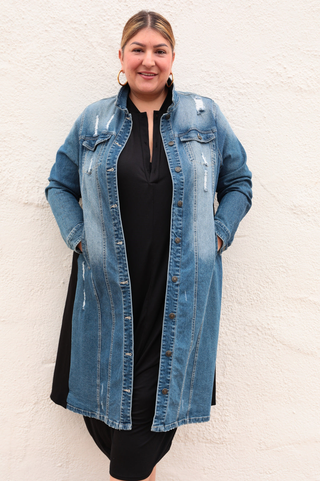 Sante Grace Denim Shacket/Duster