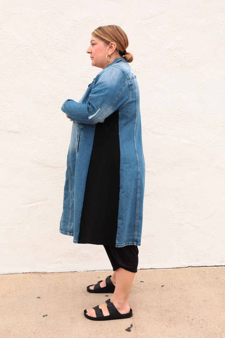 Sante Grace Denim Shacket/Duster
